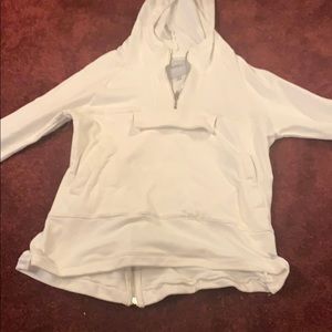 profound aesthetic 3/4 zip hoodie size s